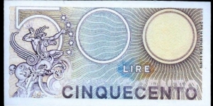 Banknote from Italy