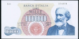 (Reproduction) / 1.000Lire / pk (96c) / (1964)  Banknote