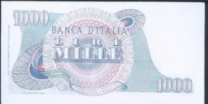 Banknote from Italy