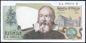 (Reproduction) / 2.000Lire / pk (103c) / (1983)  Banknote