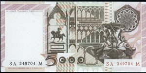 Banknote from Italy