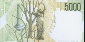 Banknote from Italy