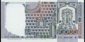 Banknote from Italy