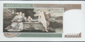 Banknote from Italy