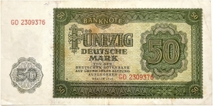 50 Mark (DDR / East Germany)  Banknote