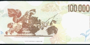 Banknote from Italy