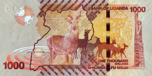 Banknote from Uganda