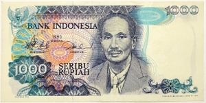 1000 Rupiah Banknote