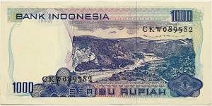 Banknote from Indonesia