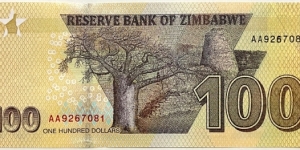 Banknote from Zimbabwe