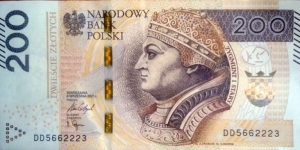 Poland 200 Złotych.
DD5662223 Banknote