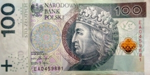 Poland 100 Złotych.
EA0459881 Banknote