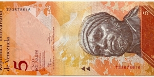 5 Bolivares Banknote