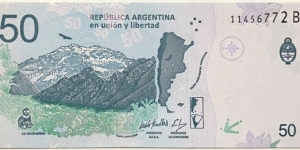 Banknote from Argentina