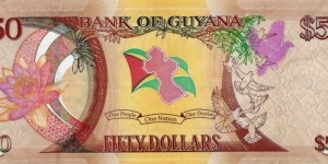 Banknote from Guyana