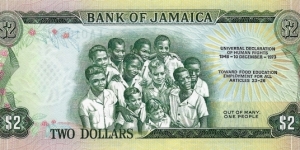 Banknote from Jamaica