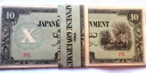 JIM Japanese Invasion Money,Still












 in its original 
packing,10 pcs per 
bundles.price 150USD
Email marilen_hicks@yahoo.com or call +639064850120 Banknote