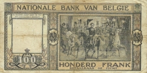 Banknote from Belgium