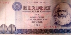 German Democratic Republic (East Germany) 100 Mark.
AD 7178427 Banknote