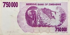 Banknote from Zimbabwe