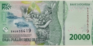 Banknote from Indonesia