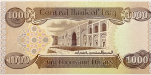 Banknote from Iraq