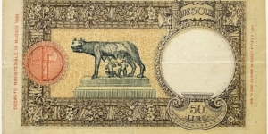 Banknote from Italy