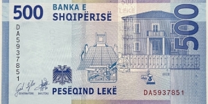 Banknote from Albania