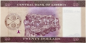 Banknote from Liberia