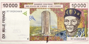 10.000 Francs Banknote