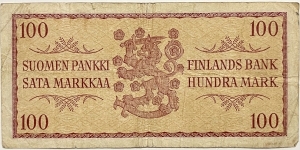 Banknote from Finland