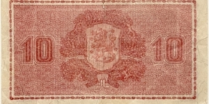 Banknote from Finland