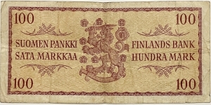 Banknote from Finland