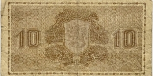 Banknote from Finland