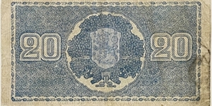 Banknote from Finland