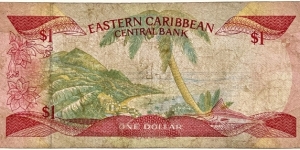 Banknote from East Caribbean St.