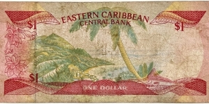 Banknote from East Caribbean St.