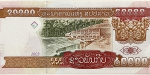 Banknote from Laos