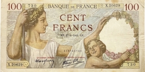 100 Francs Banknote