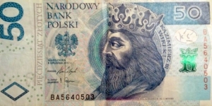 50 Złotych. BA5640503 Banknote