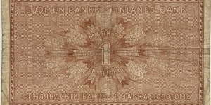 Banknote from Finland