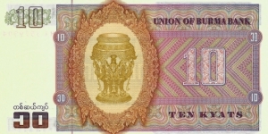 Banknote from Myanmar