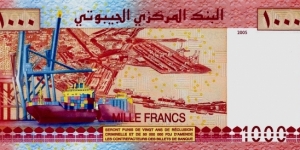 Banknote from Djibouti