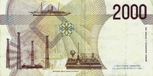 Banknote from Italy