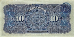 Banknote from Mexico