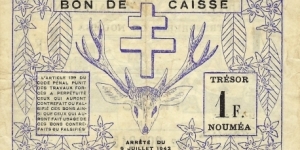 Banknote from French Polynesia