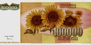 Banknote from Yugoslavia