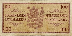 Banknote from Finland