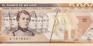 5000 Pesos Banknote