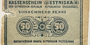 Banknote from Estonia